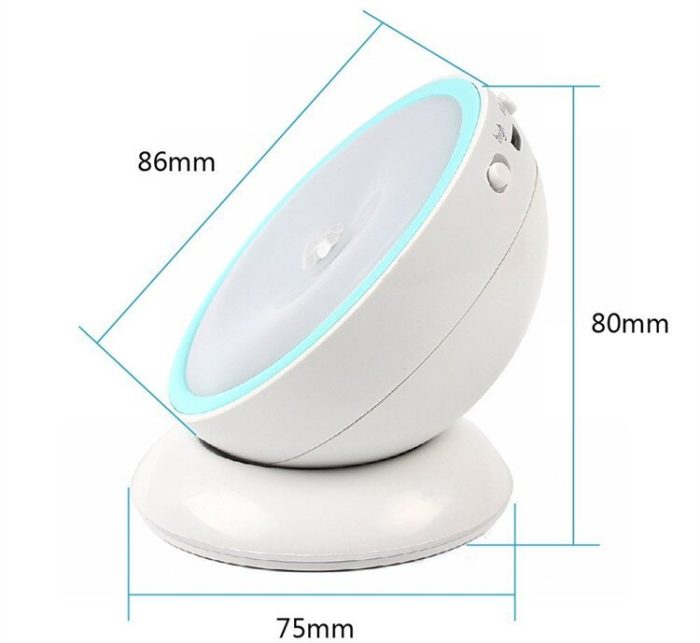 ZIDNA ROTIRAJUĆA LED LAMPA SA SENZOROM POKRETA - Image 1