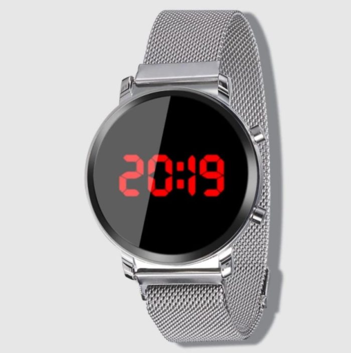 Ženski digitalni sat Silver - Image 1