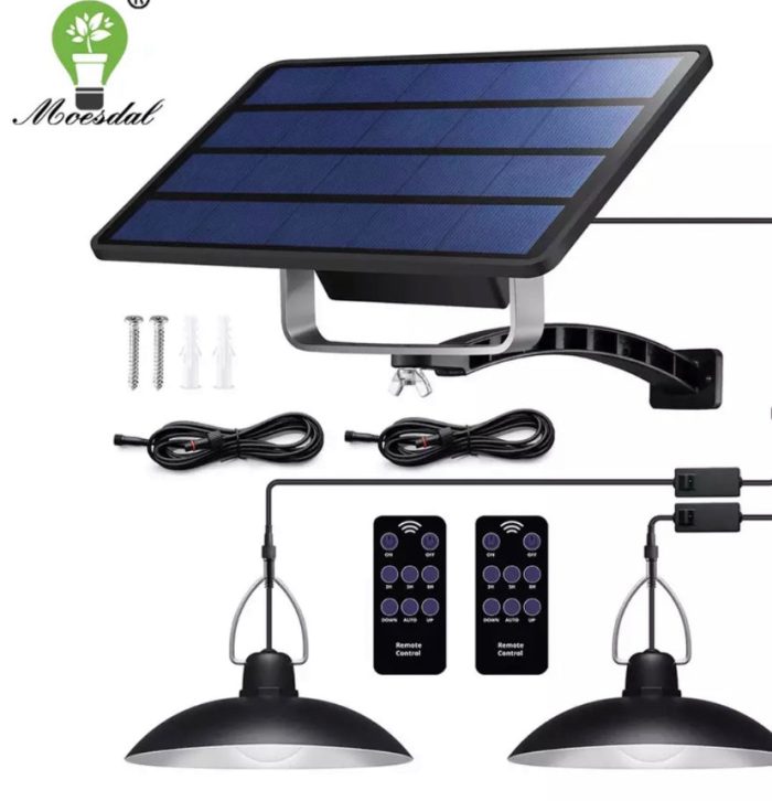 Solarna ploča sa dvije sijalice - Image 1