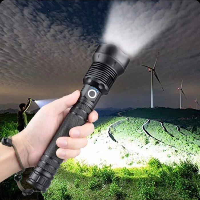 Super jaka LED lovačka lampa – USB punjenje - Image 1