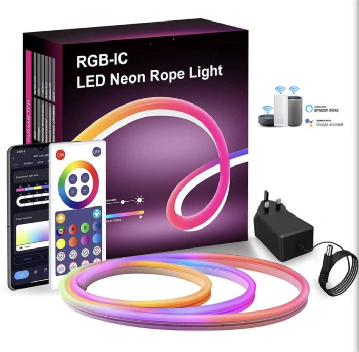 RGB-IC LED neonska traka za osvjetljenje 5 m - Image 1