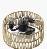 Fan Light Rattan - Stropni ventilator i lampa - Image 2